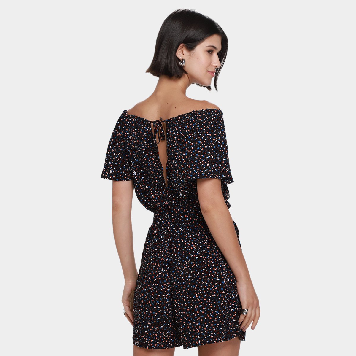 Macaquinho Cantão Padrão Semente Feminino - Tam: P - 1