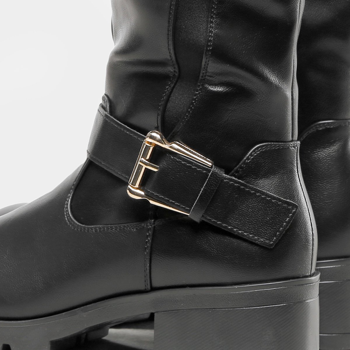 Bota Montaria Mooncity Tratorada Fivelas Feminina - Tam: 36 - 2