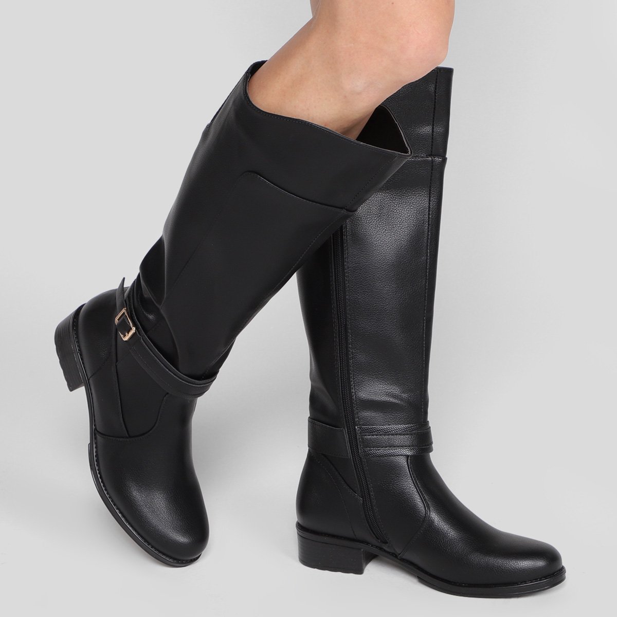 Bota Montaria Mooncity Salto Baixo Feminina - Tam: 36 - 1