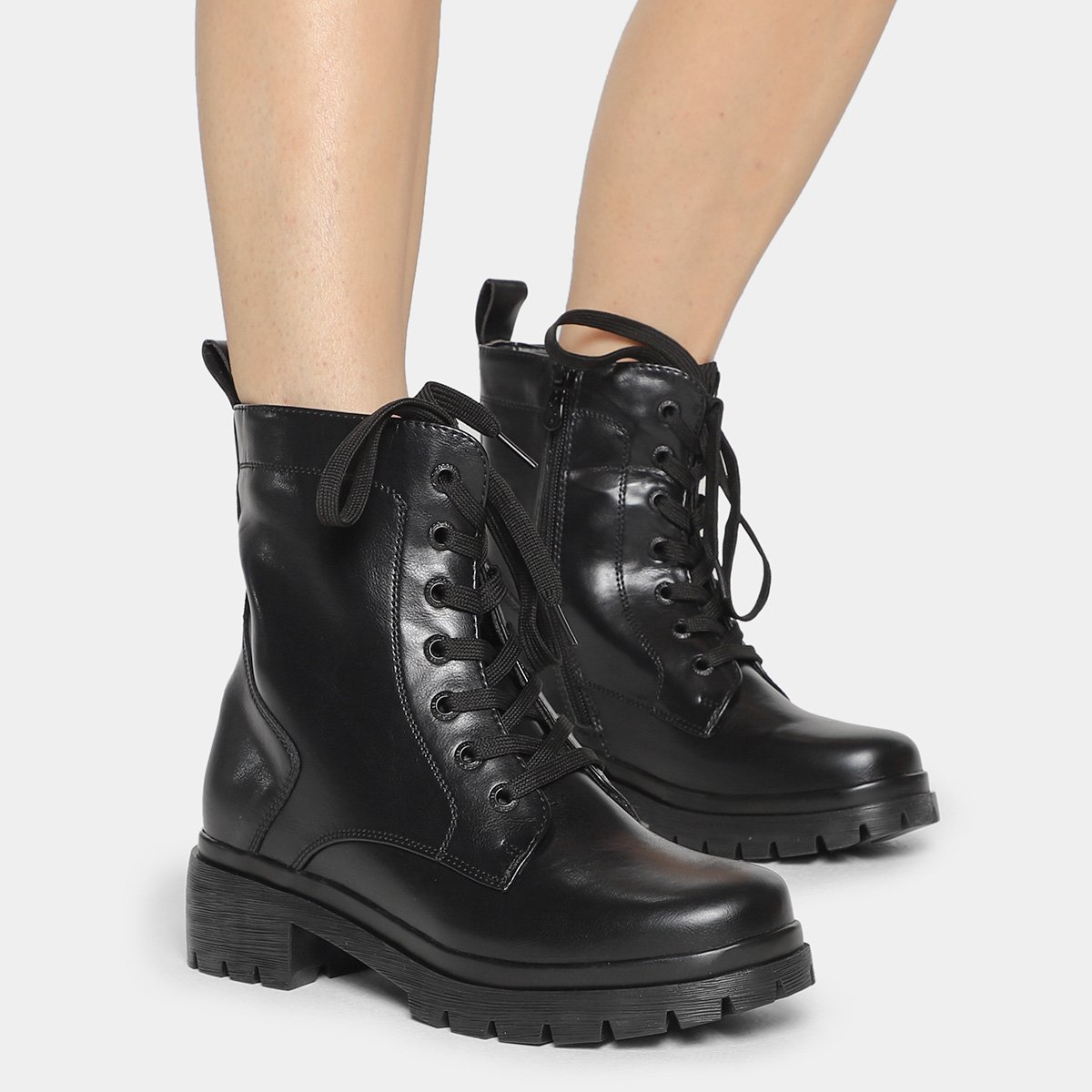 Bota Coturno Mooncity Cano Médio Feminina - Tam: 37 - 1