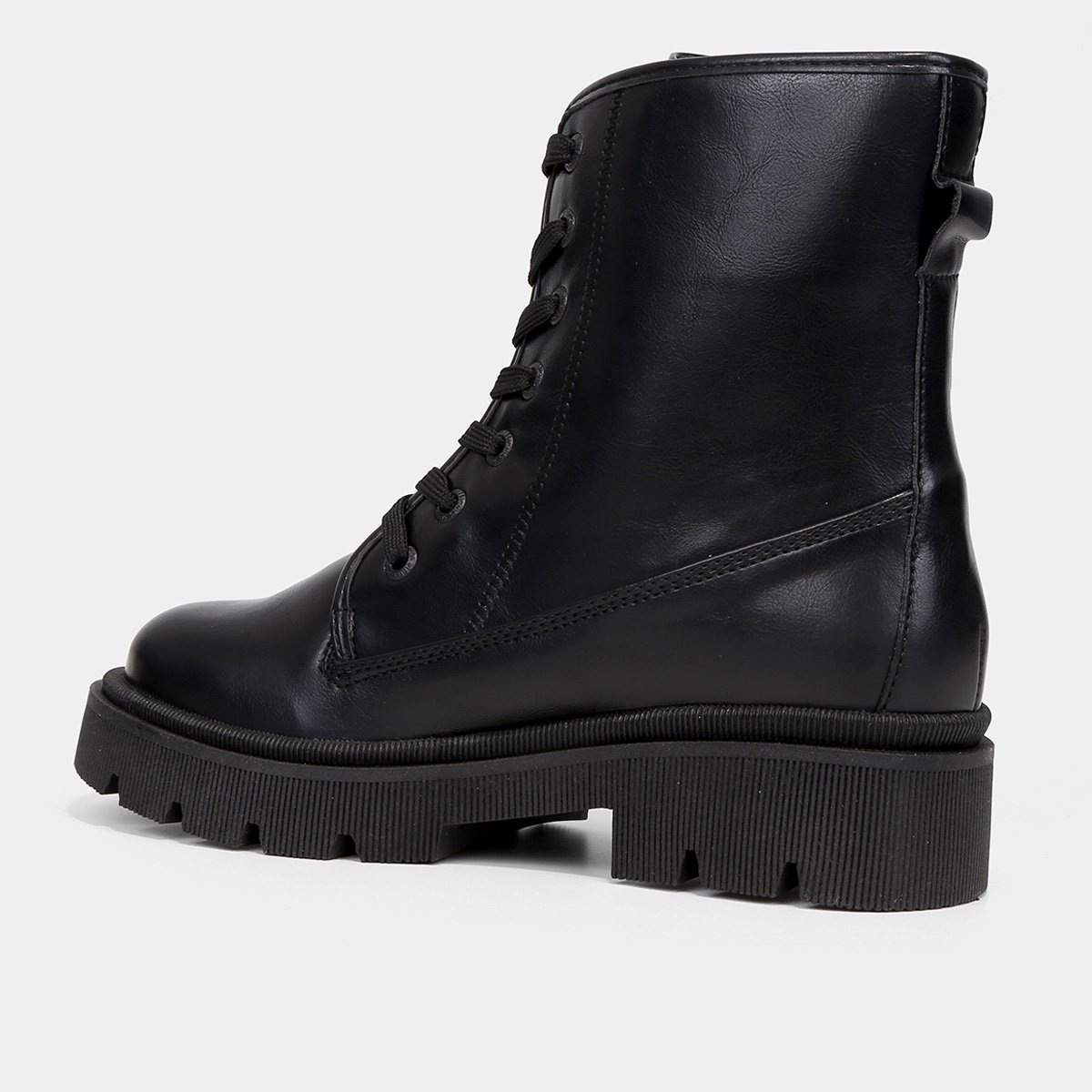 Bota Coturno Cano Curto Mooncity Tratorada Feminina - Tam: 34 - 3
