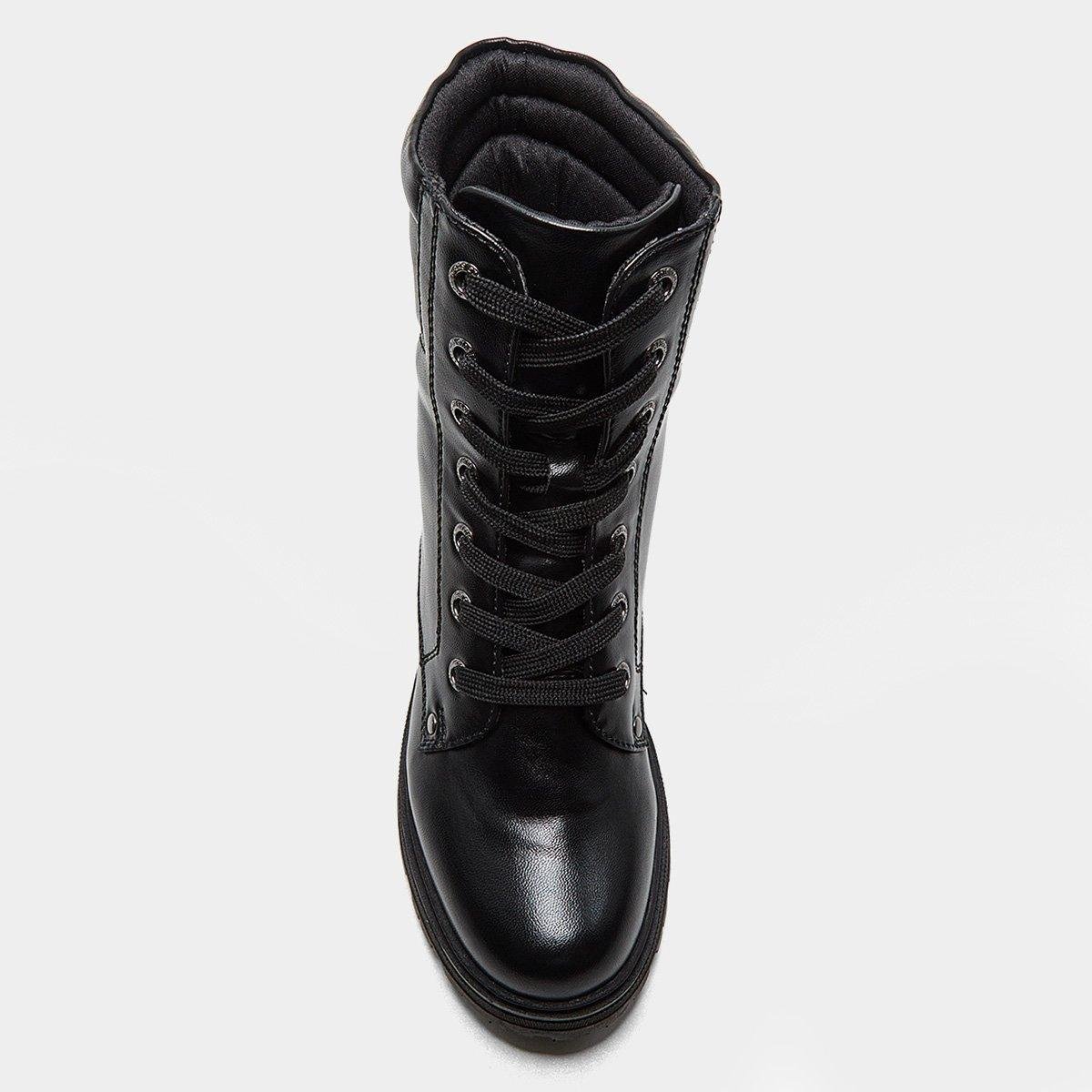 Bota Coturno Mooncity Cano Médio Feminina - Tam: 39 - 3