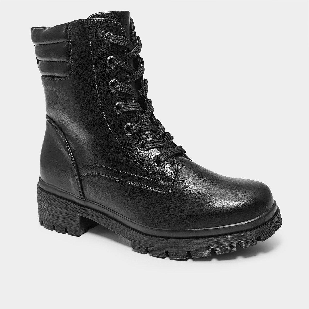 Bota Coturno Mooncity Cano Médio Feminina - Tam: 36 - 1