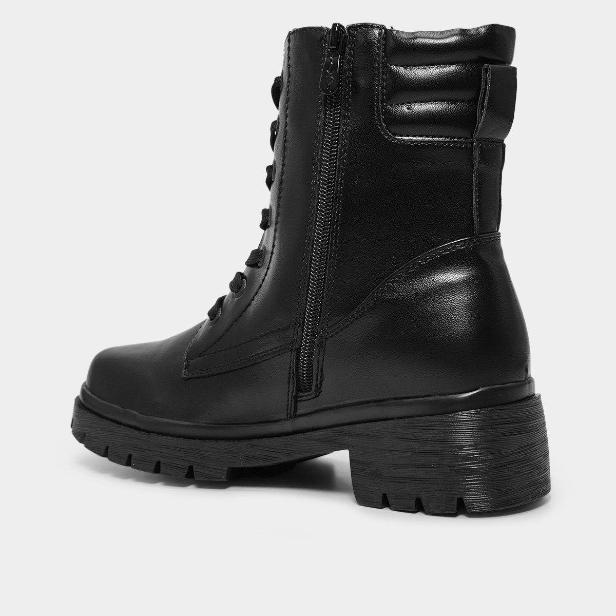 Bota Coturno Mooncity Cano Médio Feminina - Tam: 36 - 2