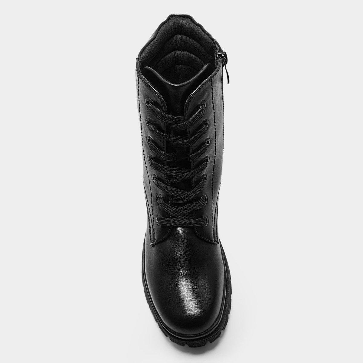 Bota Coturno Mooncity Cano Médio Feminina - Tam: 36 - 3