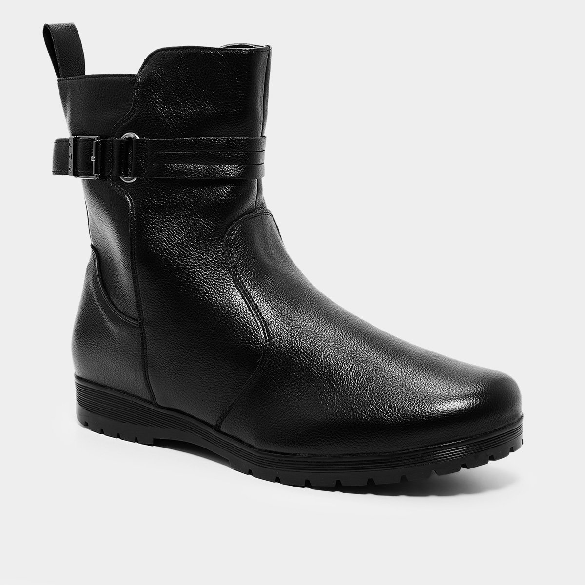 Bota Mooncity Rasteira Cano Curto  Feminina - Tam: 35 - 1