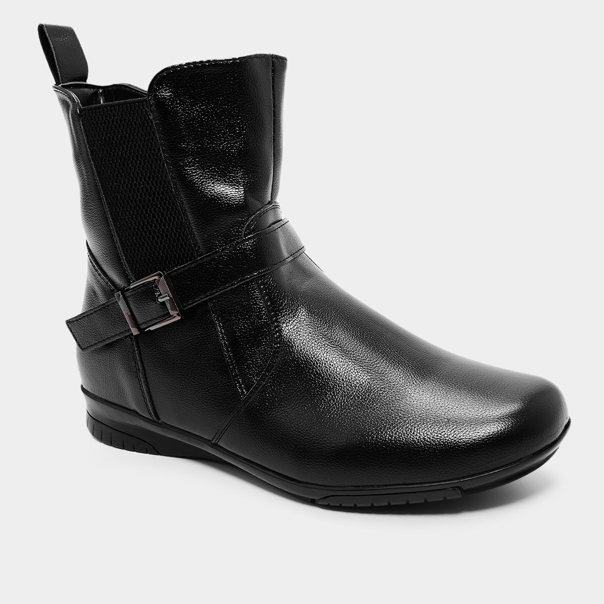 Bota Mooncity Rasteira Cano Curto Feminina - Tam: 37 - 1