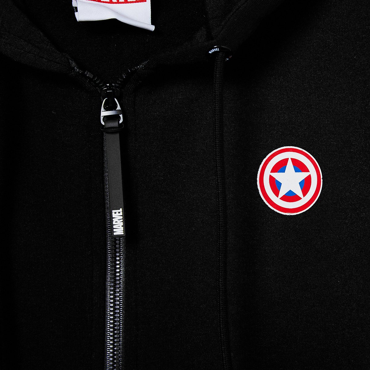 Moletom Com Zíper Infantil Mooncity Capitão América Menino - Tam: 16A - 2