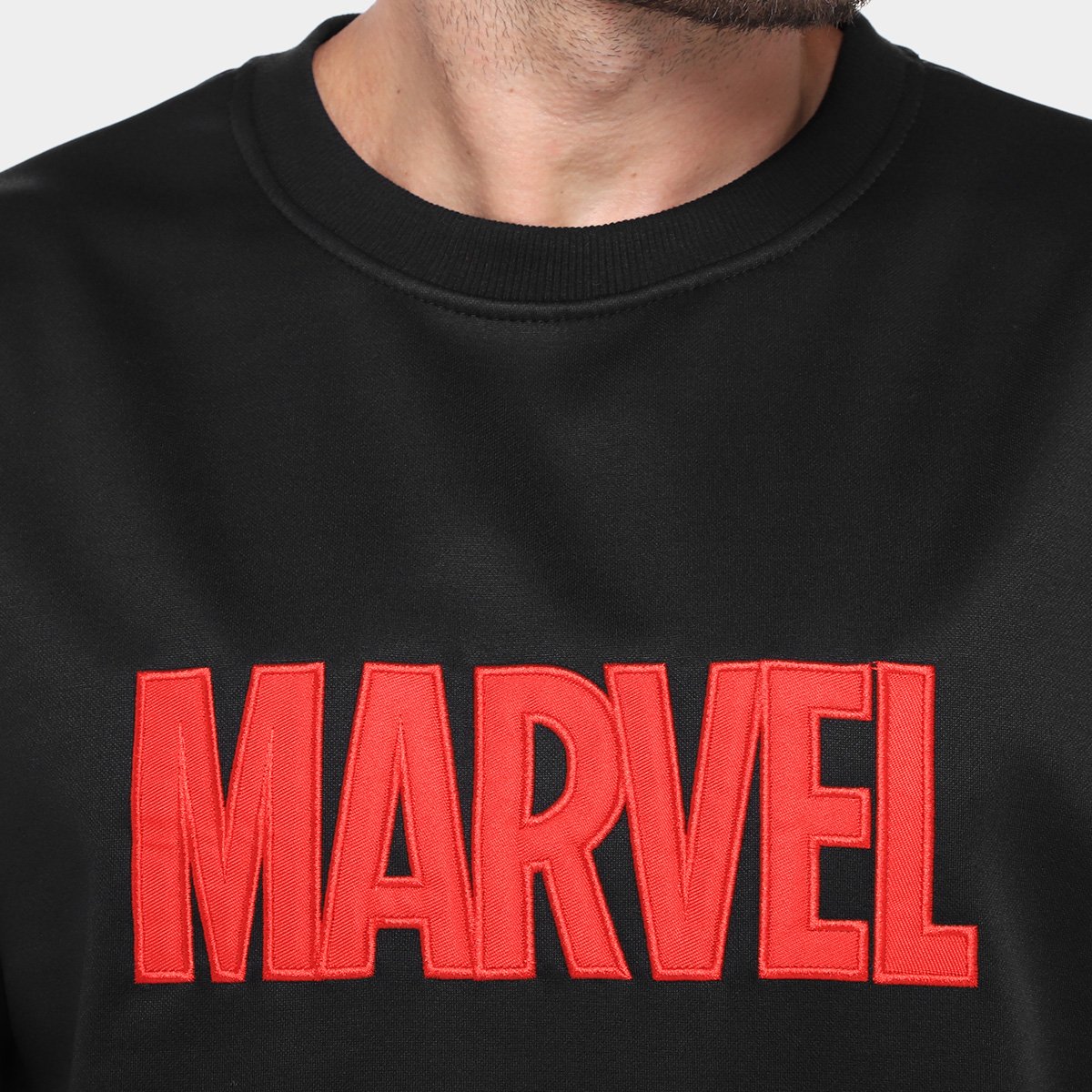 Moletom Mooncity Marvel Bordado Masculino - Tam: P - 2