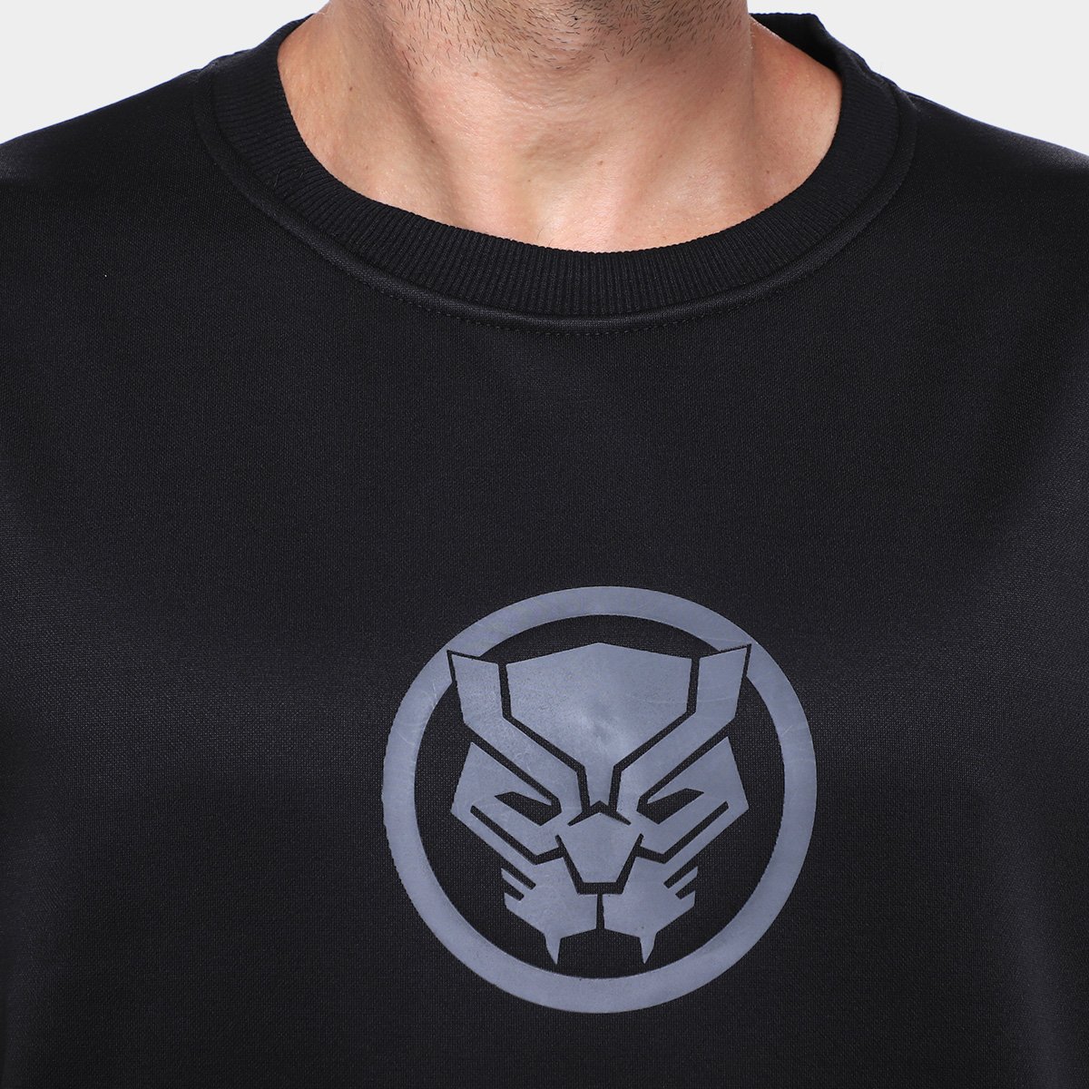 Moletom Mooncity Pantera Negra Masculino - Tam: P - 2