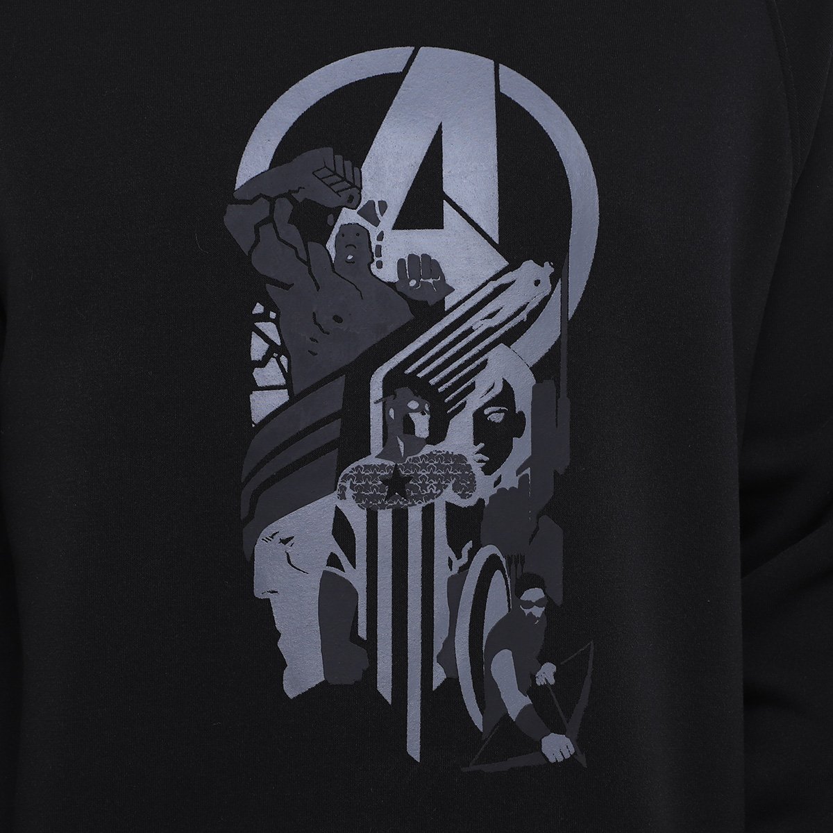 Moletom Mooncity Raglam Avengers Masculino - Tam: P - 2