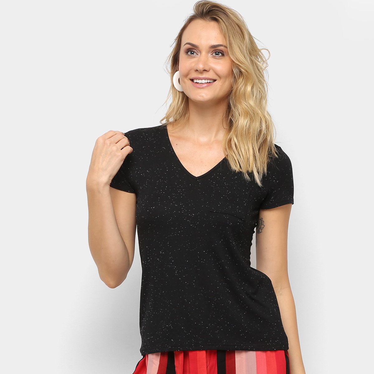 Blusa Malwee Em Botonê Feminina