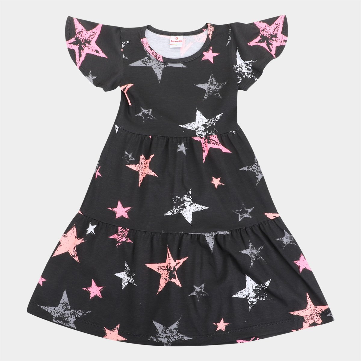 Vestido Infantil Brandili Estrelas