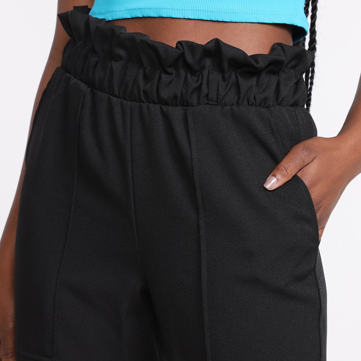 Calça Lança Perfume Slouchy Cintura Alta Feminina - Tam: P - 2