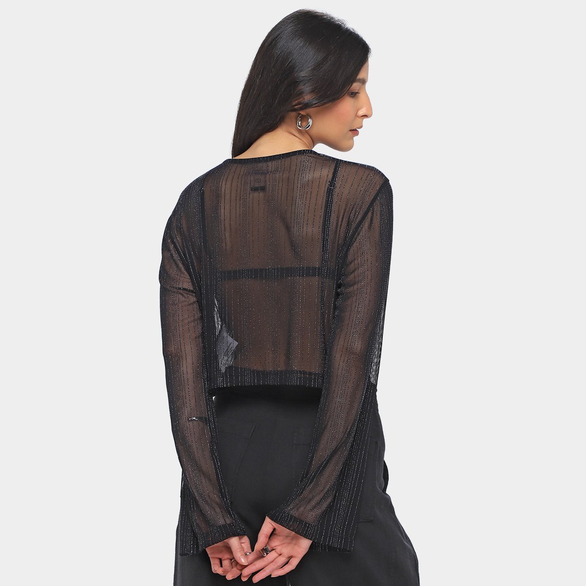 Blusa Labellamafia Cropped Manga Longa + Top Legacy 3 Feminina - Tam: G - 1