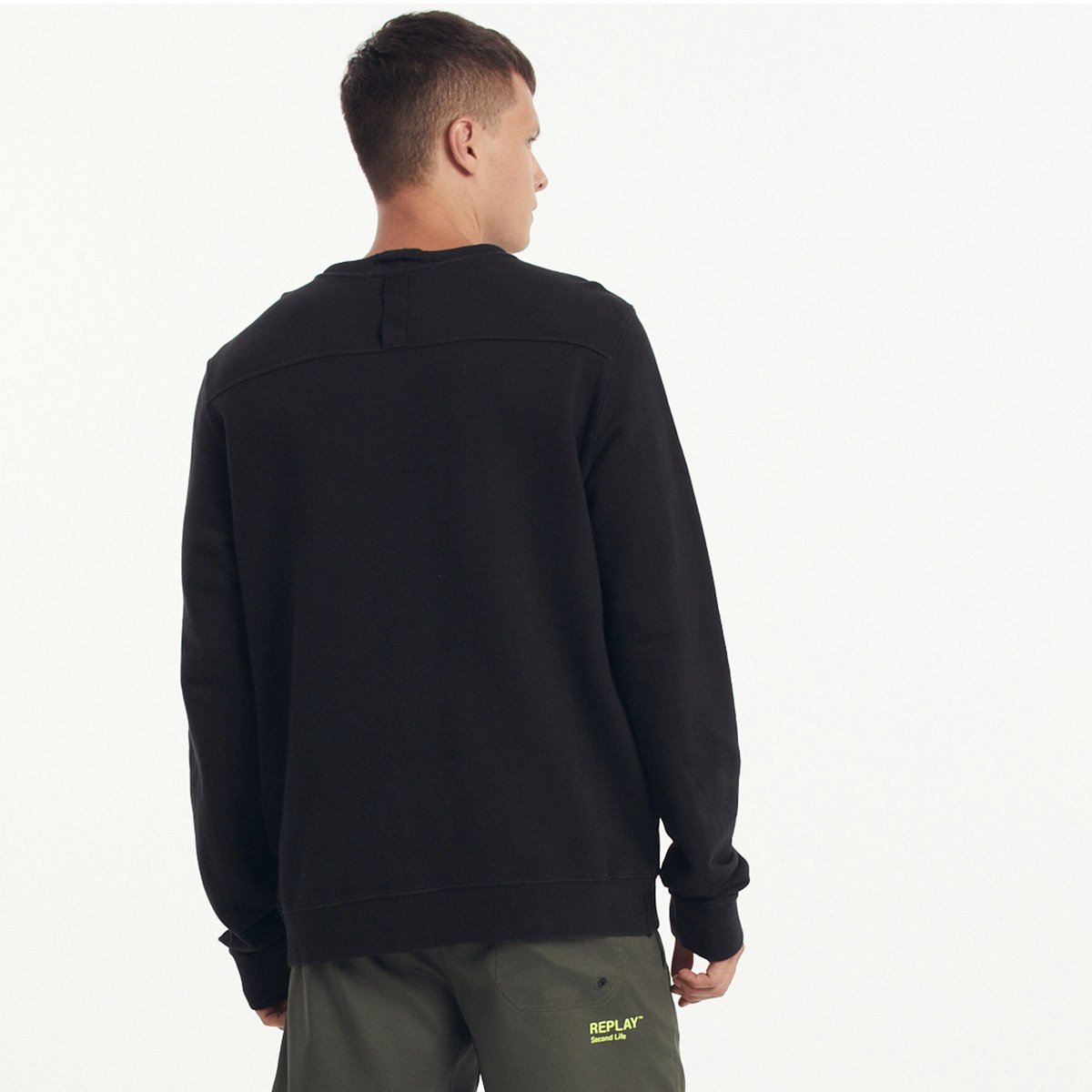 Blusa Moletom Replay C/ Cardaço Masculina - Tam: P - 1