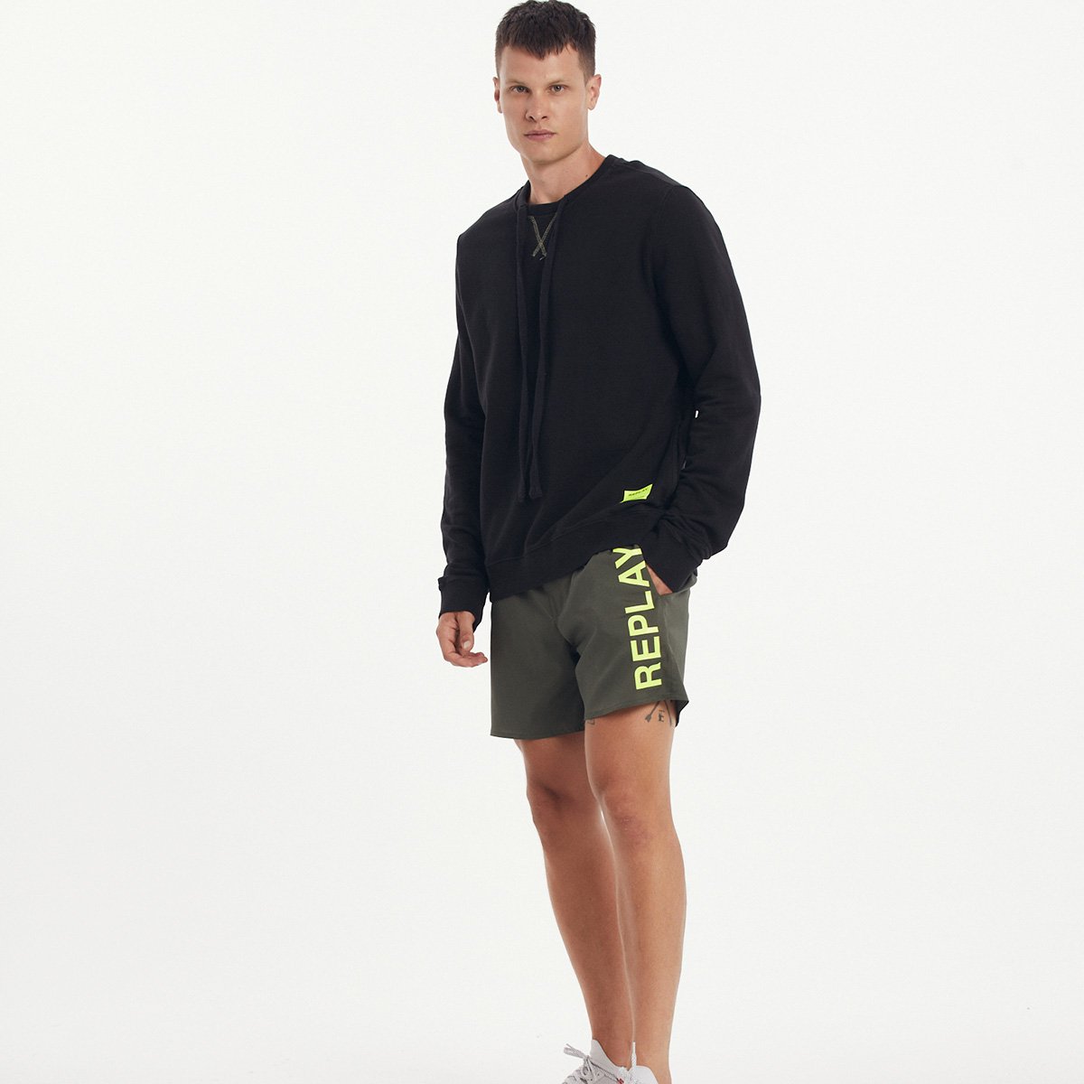 Blusa Moletom Replay C/ Cardaço Masculina - Tam: P - 5