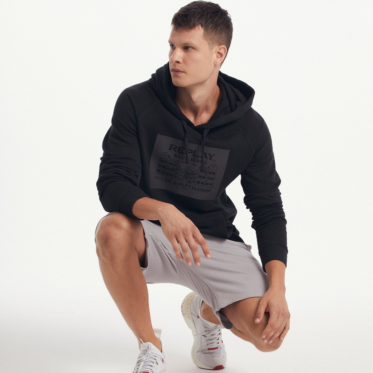 Moletom Replay C/ Capuz Masculino - Tam: P - 4