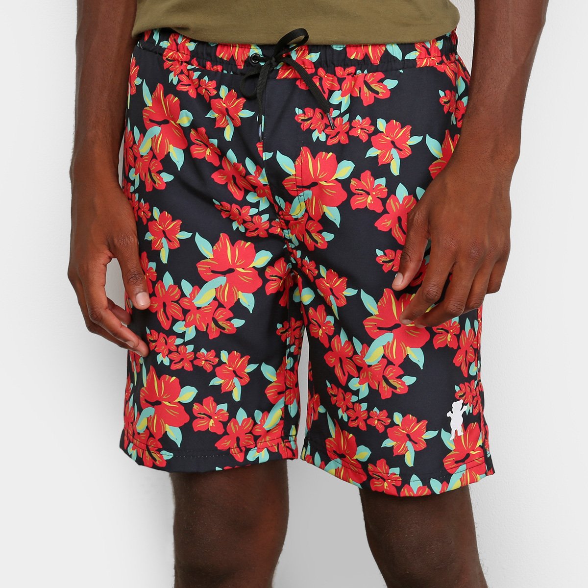 Short Grizzly Hibisco Masculino - Tam: G