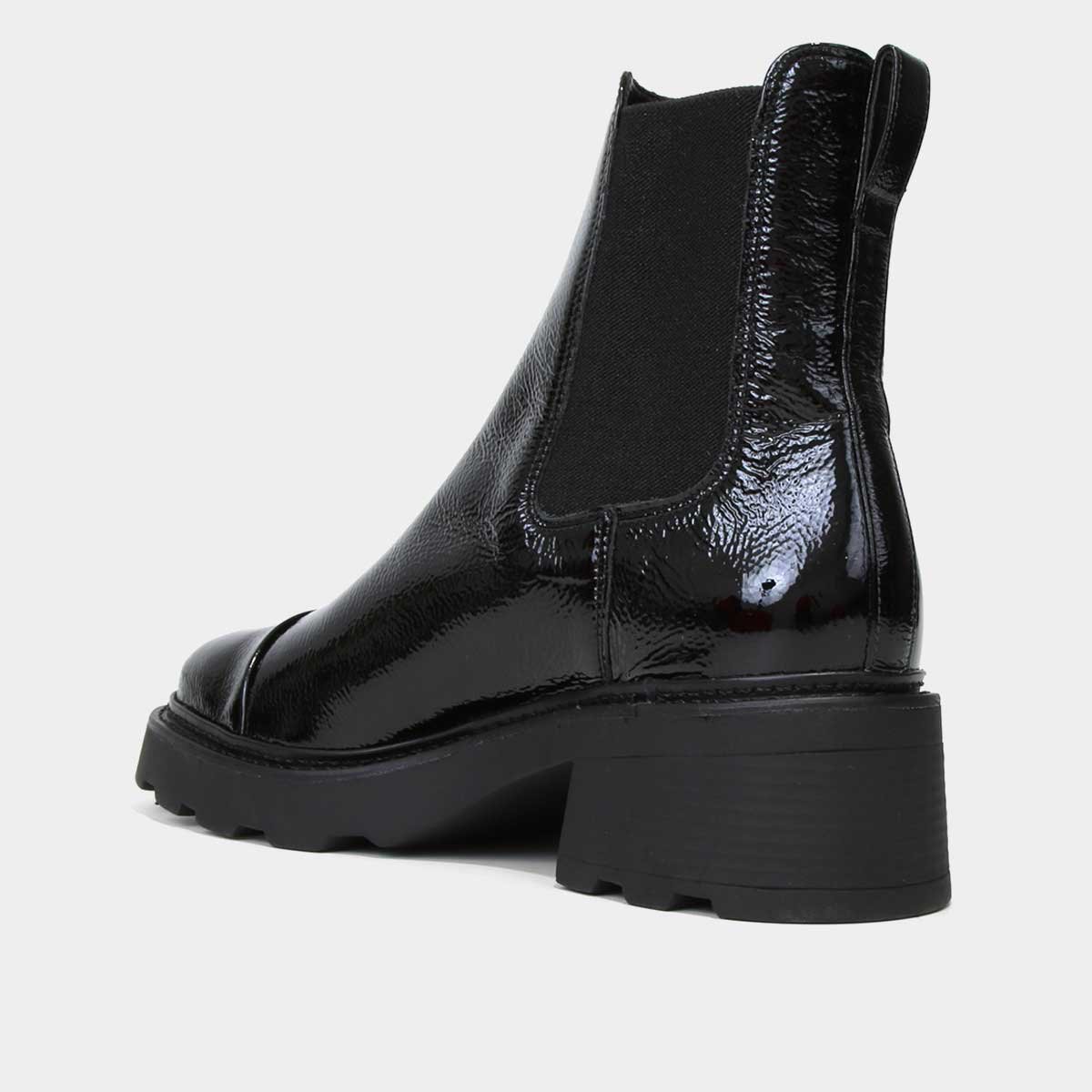 Bota Chelsea Carrano Verniz Feminina - Tam: 37 - 3