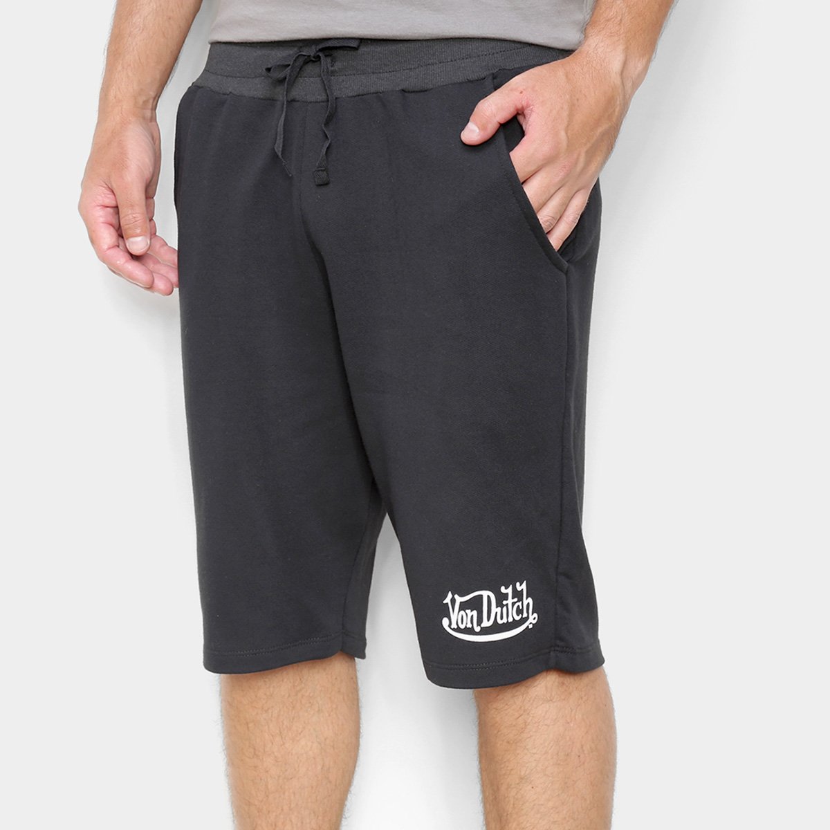 Bermuda Moletom Von Dutch Mini Signature Masculina