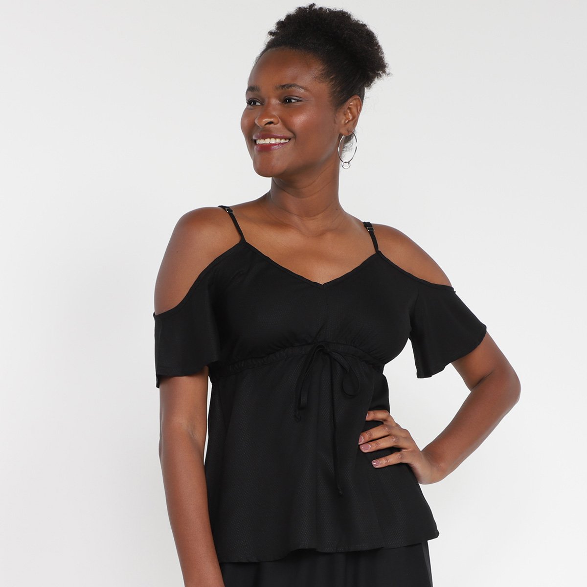 Blusa Mercatto Bata Alças Feminina - Tam: M - 3