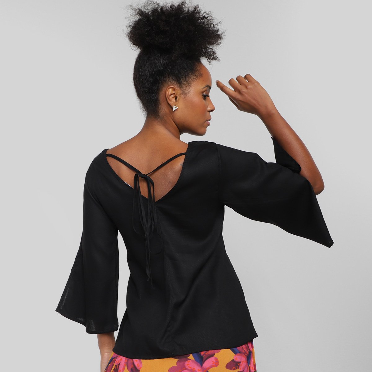 Blusa Bata Mercatto Manga 3/4 Feminina - Tam: M - 1
