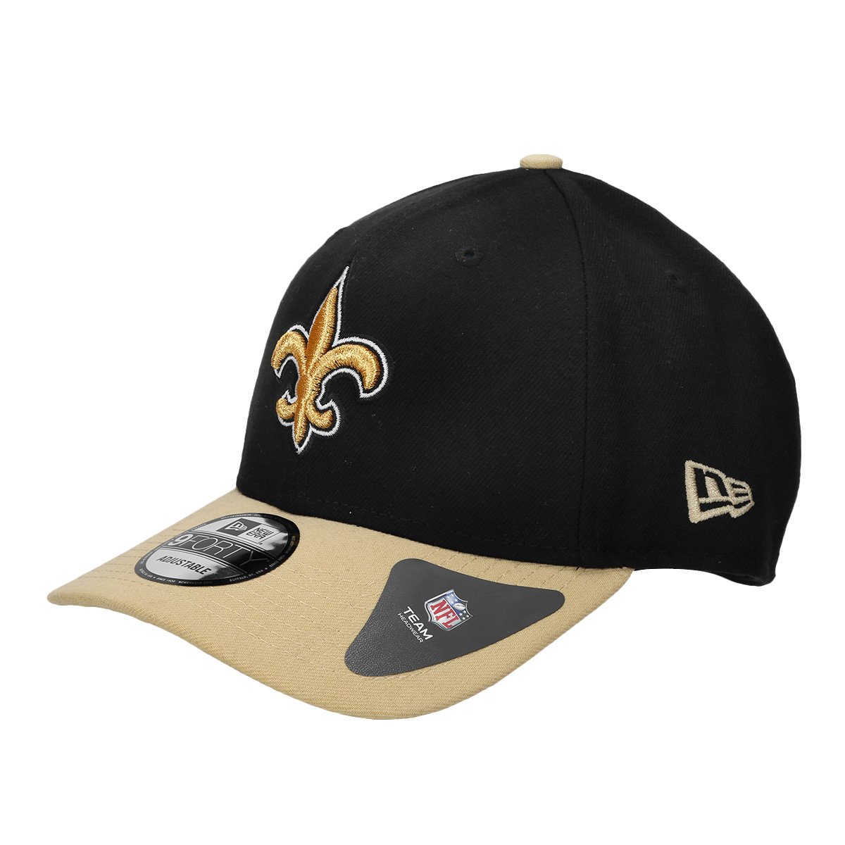 Boné New Orleans Saints New Era Aba Curva NFL 940 Hc Sn Basic