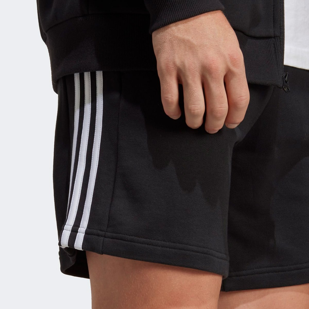 Short Moletinho Adidas Essentials 3 Listras Masculino - Tam: P - 3
