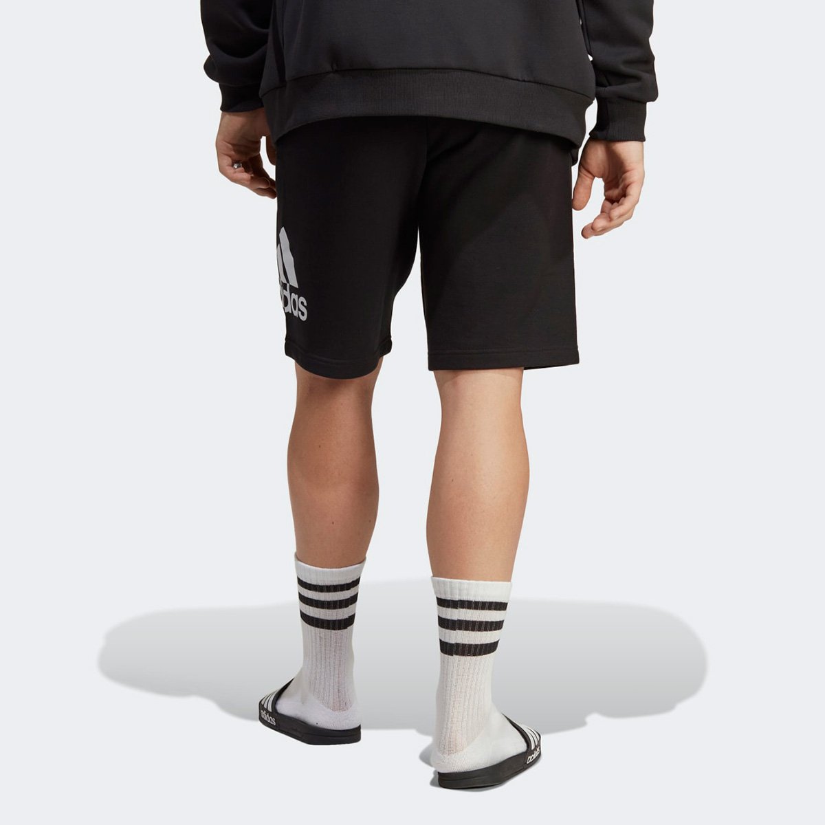 Bermuda Moletom Adidas Logo Masculina - Tam: P - 1