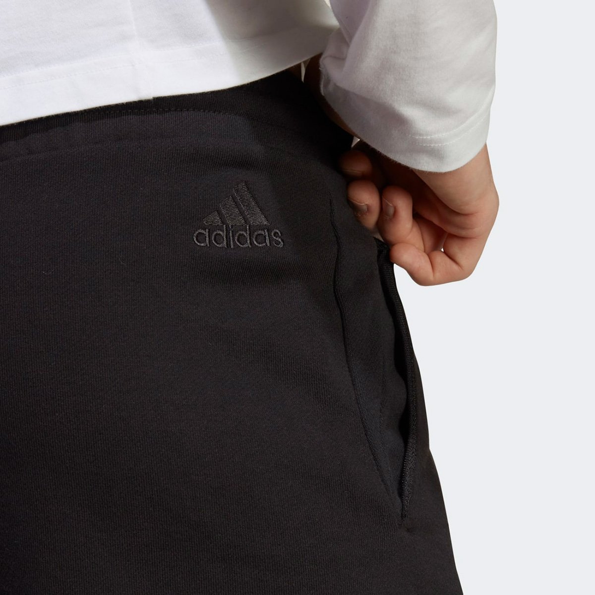 Bermuda Moletom Adidas Logo Masculina - Tam: P - 4