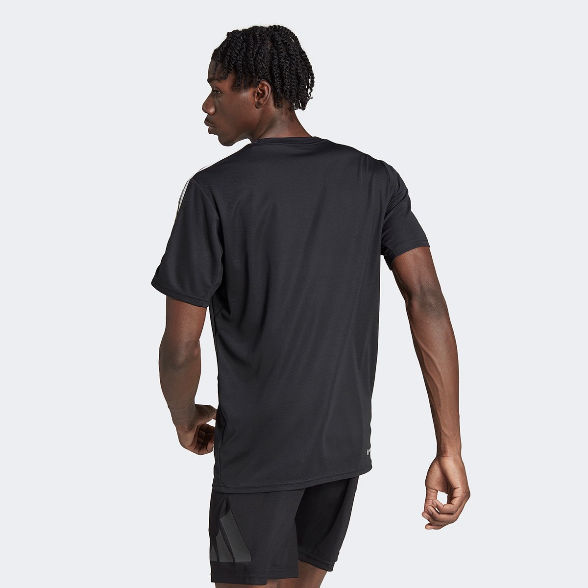 Camiseta Adidas Essentiasl 3 Listras Masculina - Tam: M - 1