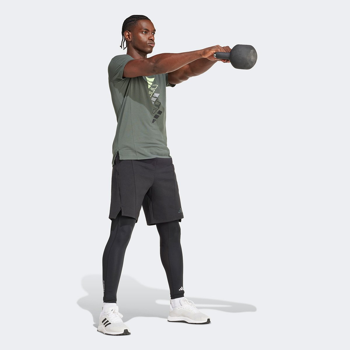 Calça Legging Adidas Techfit Masculina - Tam: P - 4