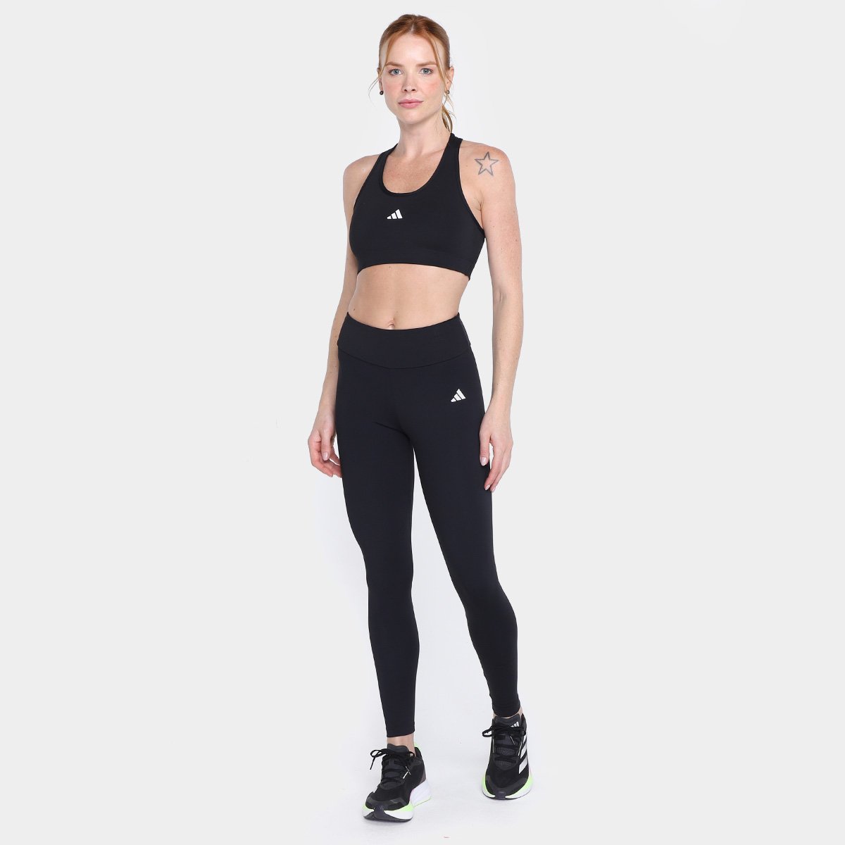 Calça Legging Adidas Treino Básica Feminina - Tam: P - 3