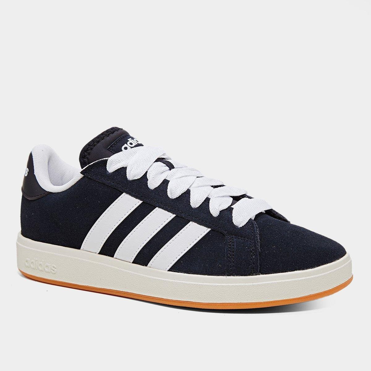 Tênis Adidas Grand Court Base Suede Masculino - Tam: 39 - 2