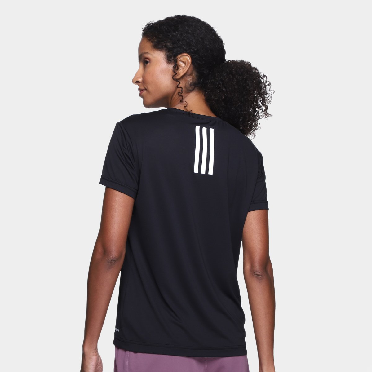 Camiseta Adidas Own The Run 3 Listras Feminina - Tam: P - 1