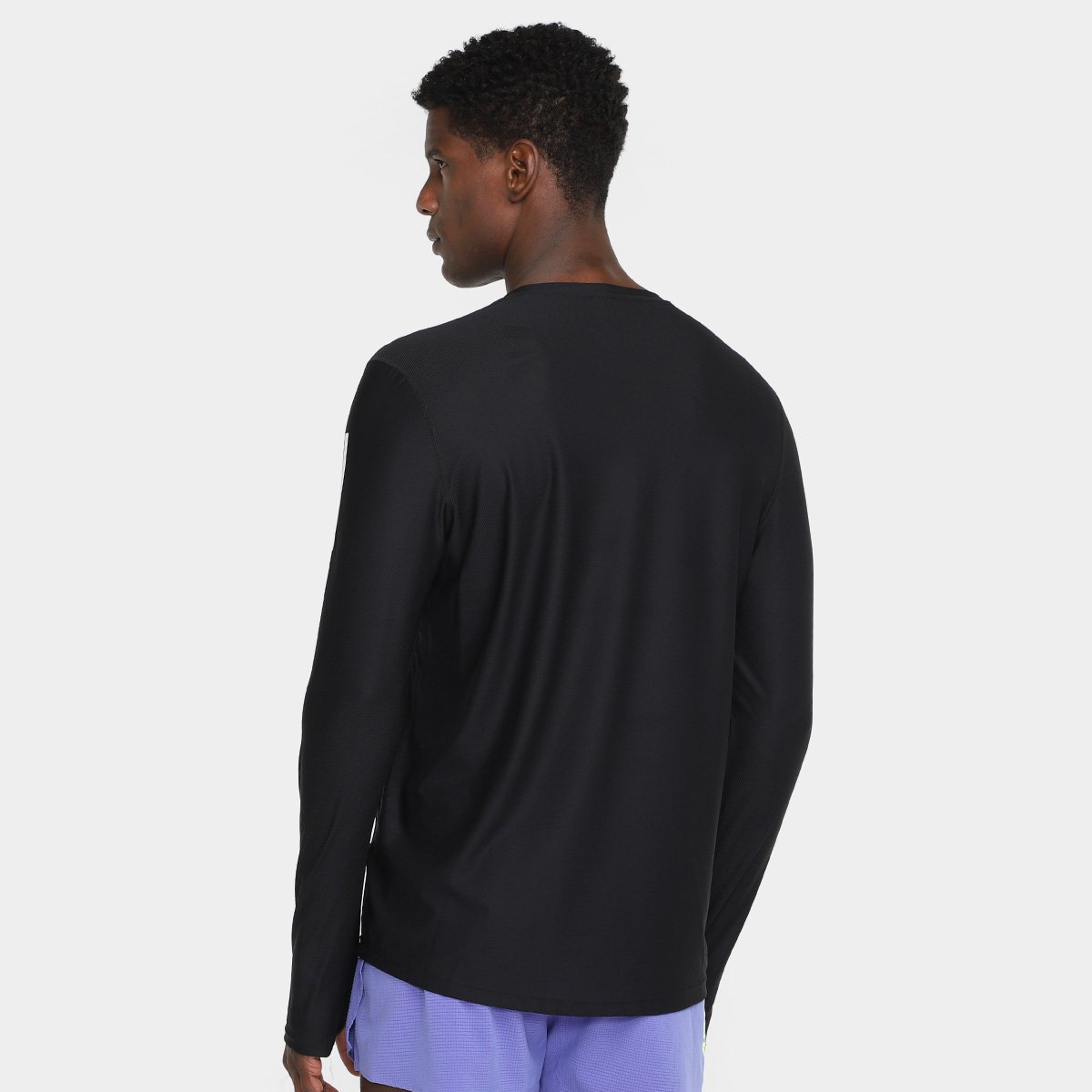 Camiseta Manga Longa Adidas Own The Run Base Masculina - Tam: P - 1
