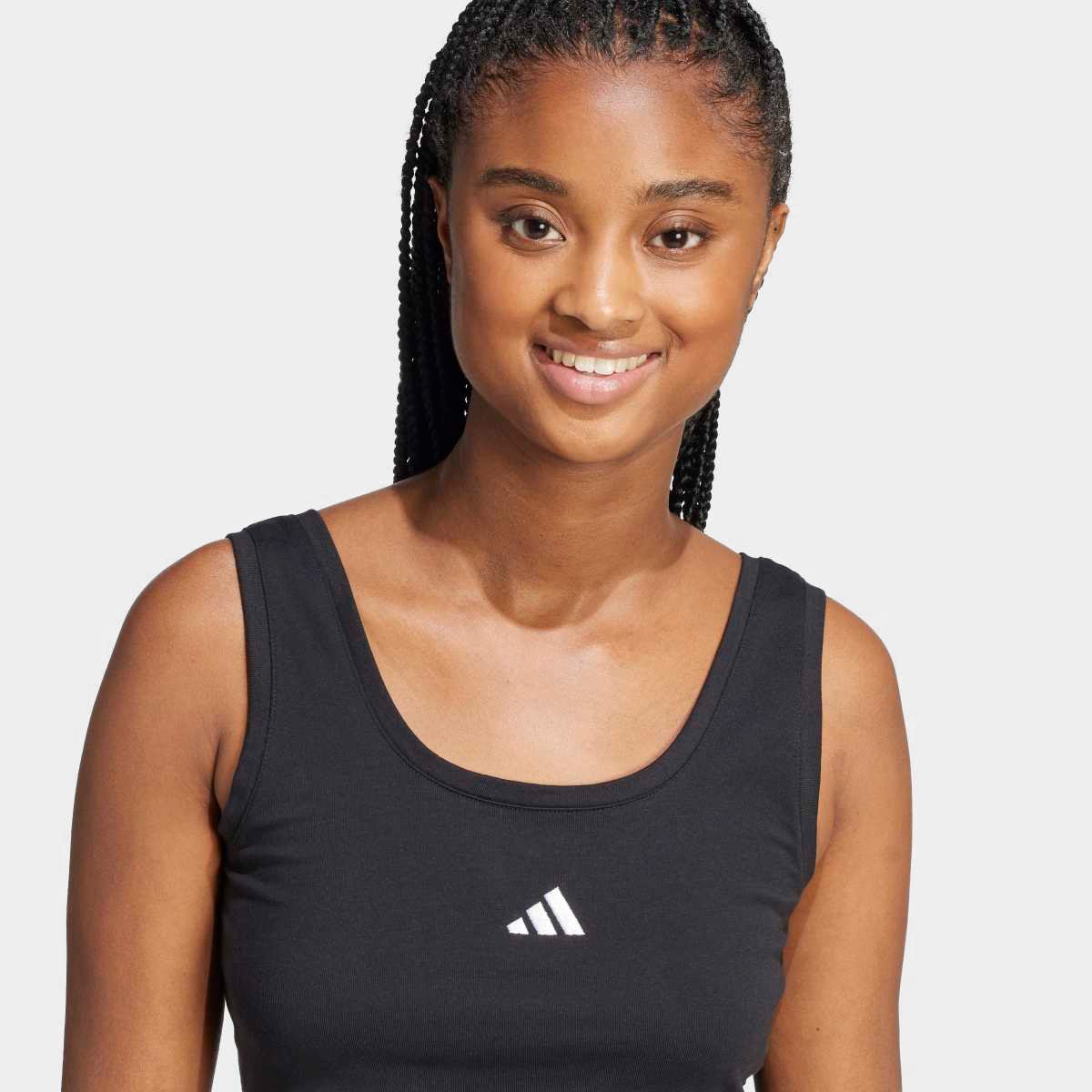 Regata Cropped Adidas Small Logo Feminina - Tam: GG - 2