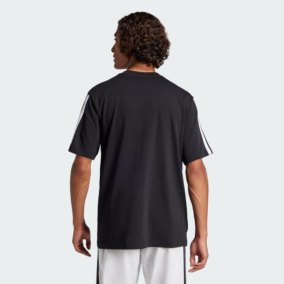 Camiseta Adidas Casual 3 Listras Masculina - Tam: P - 1