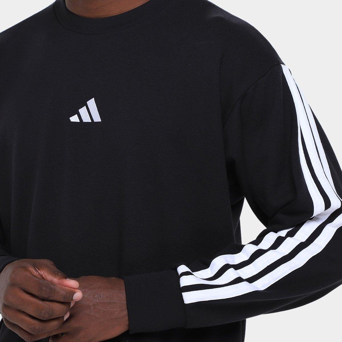 Moletom Adidas 3 Listras Masculino - Tam: P - 2