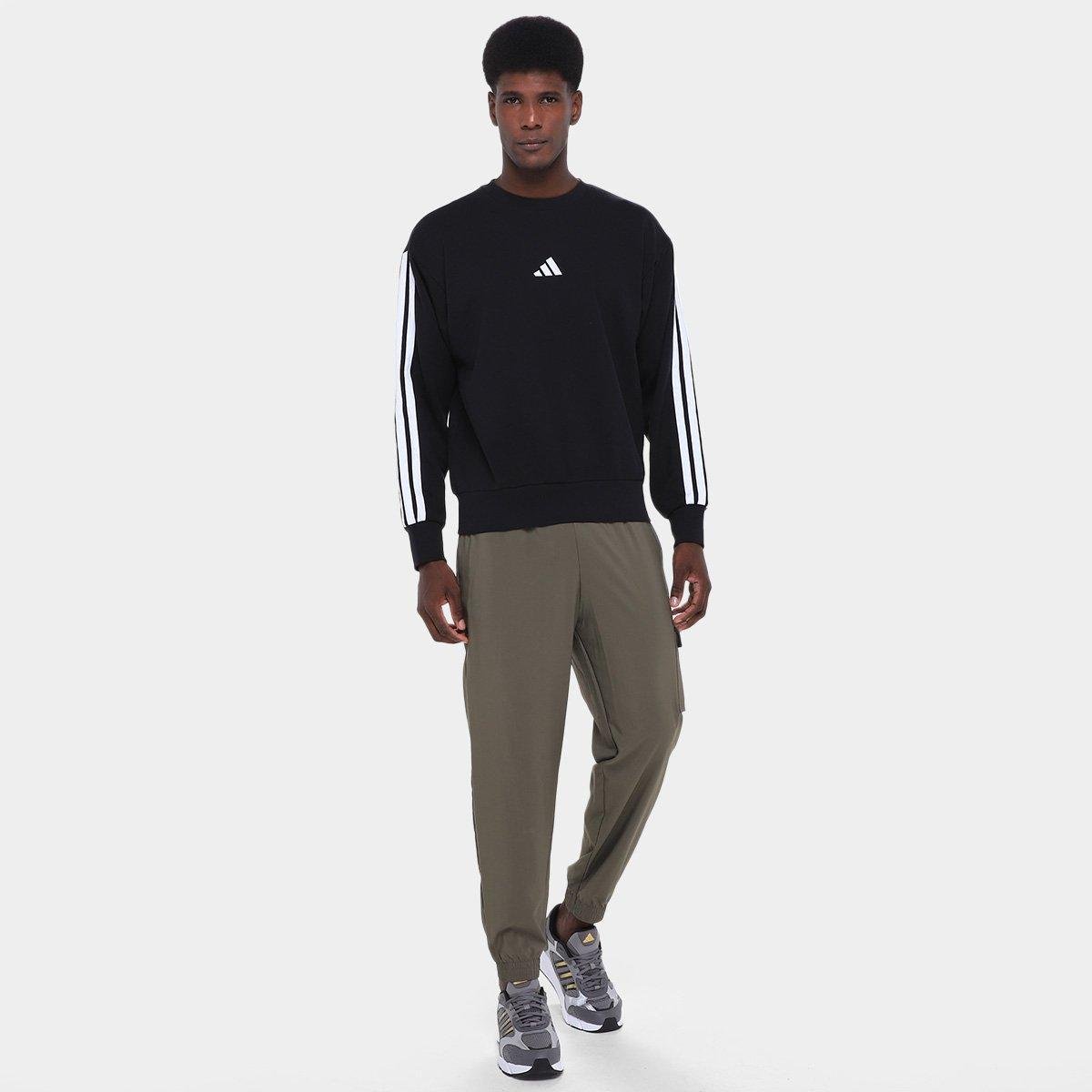 Moletom Adidas 3 Listras Masculino - Tam: P - 3