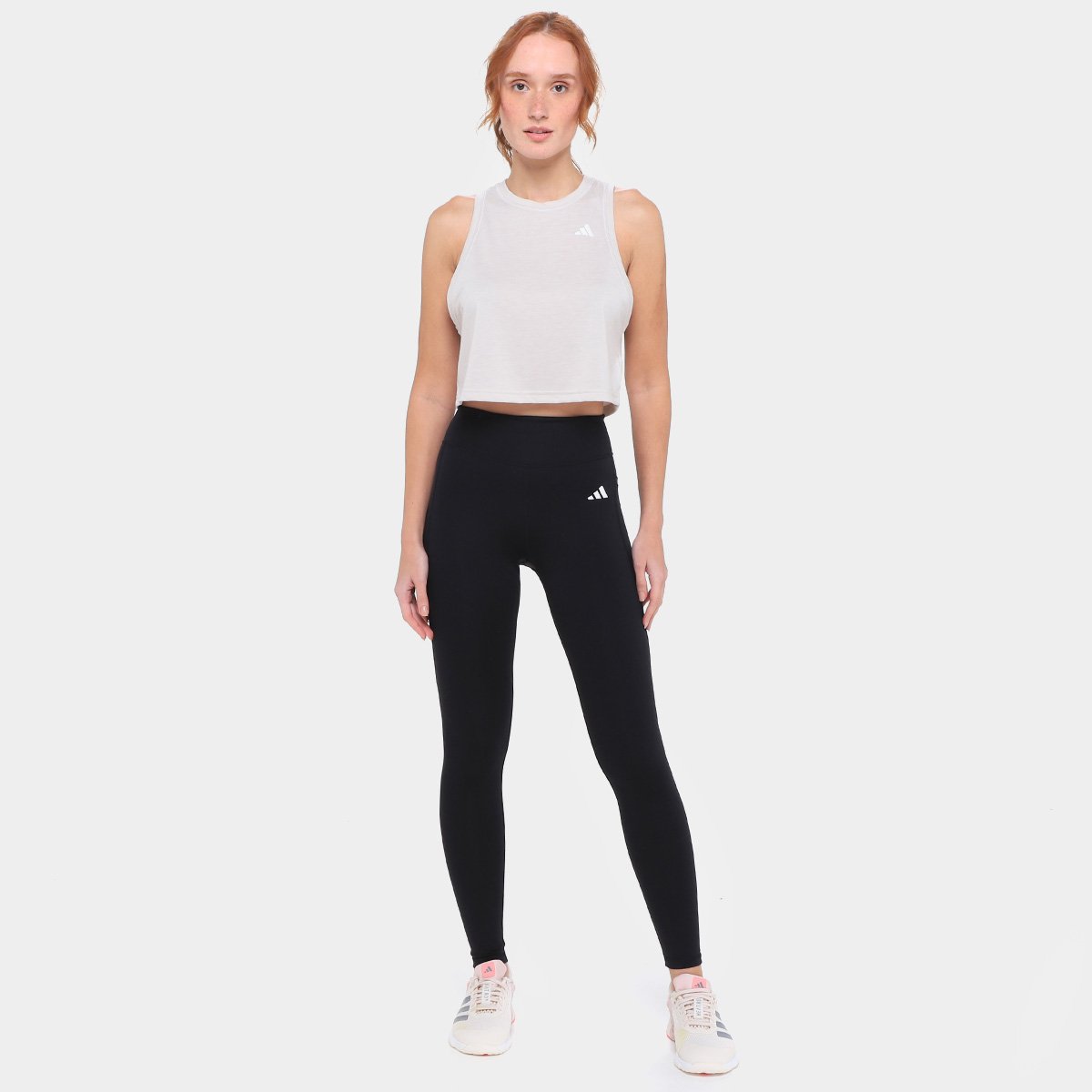 Calça Legging Adidas Optime Feminina - Tam: GG - 3