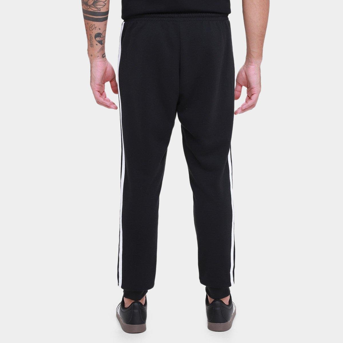 Calça Adidas French Terry 3 Listras Masculina - Tam: GG - 1