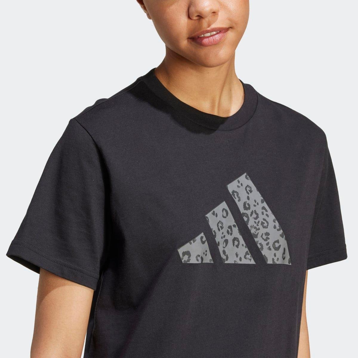 Camiseta Adidas Animal Print Feminina - Tam: P - 2