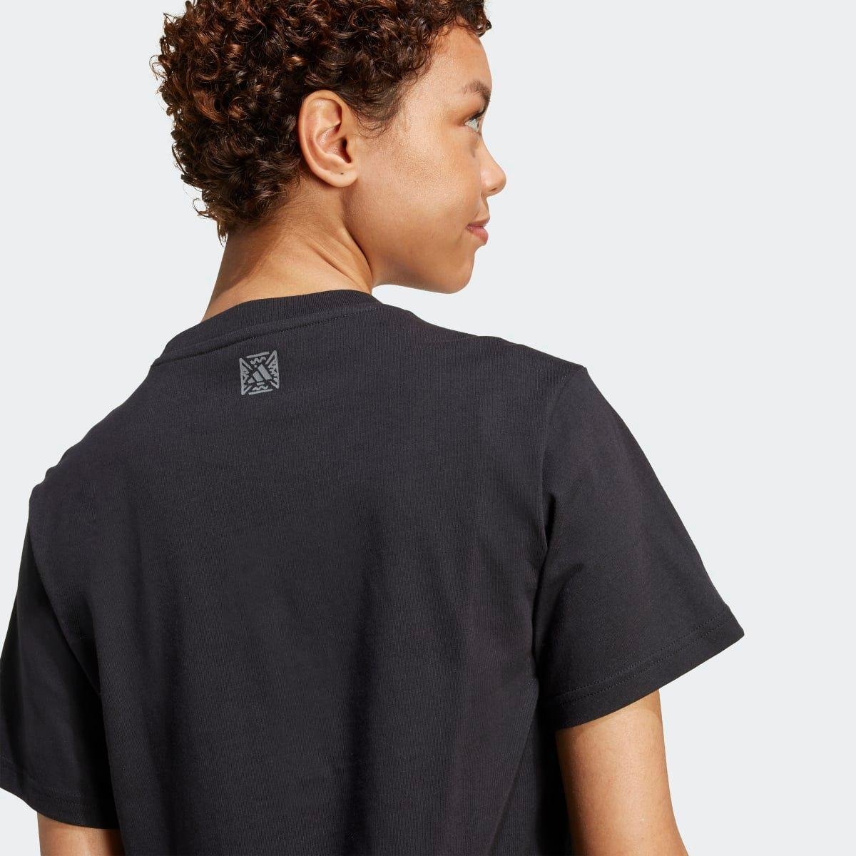 Camiseta Adidas Animal Print Feminina - Tam: P - 3