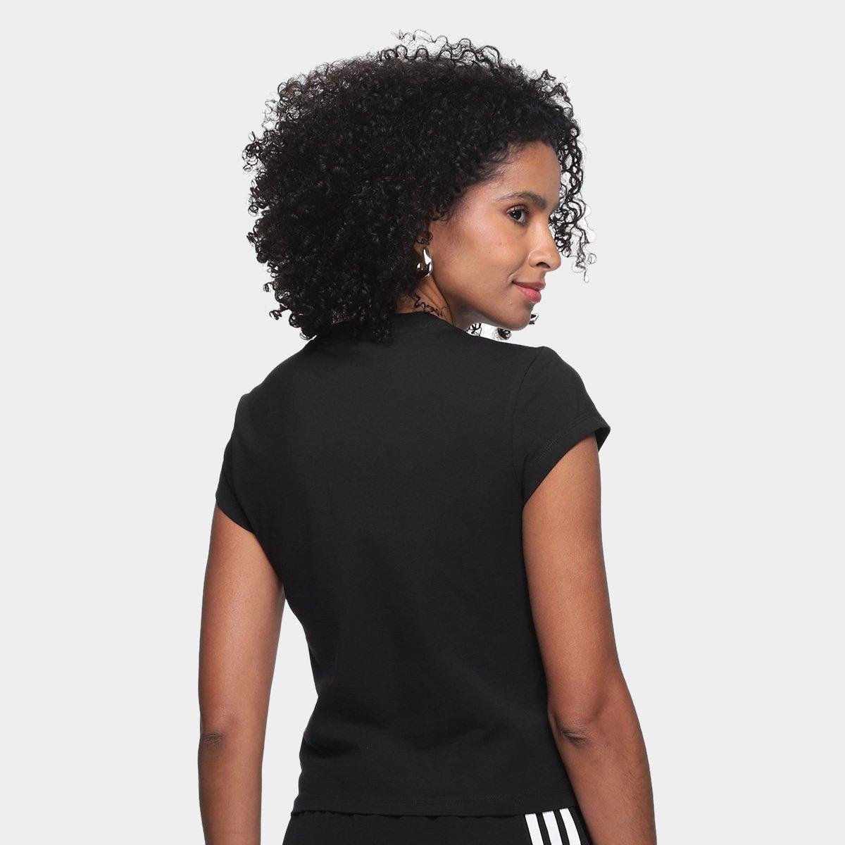 Camiseta Adidas Stripes Animal Print Feminina - Tam: P - 1