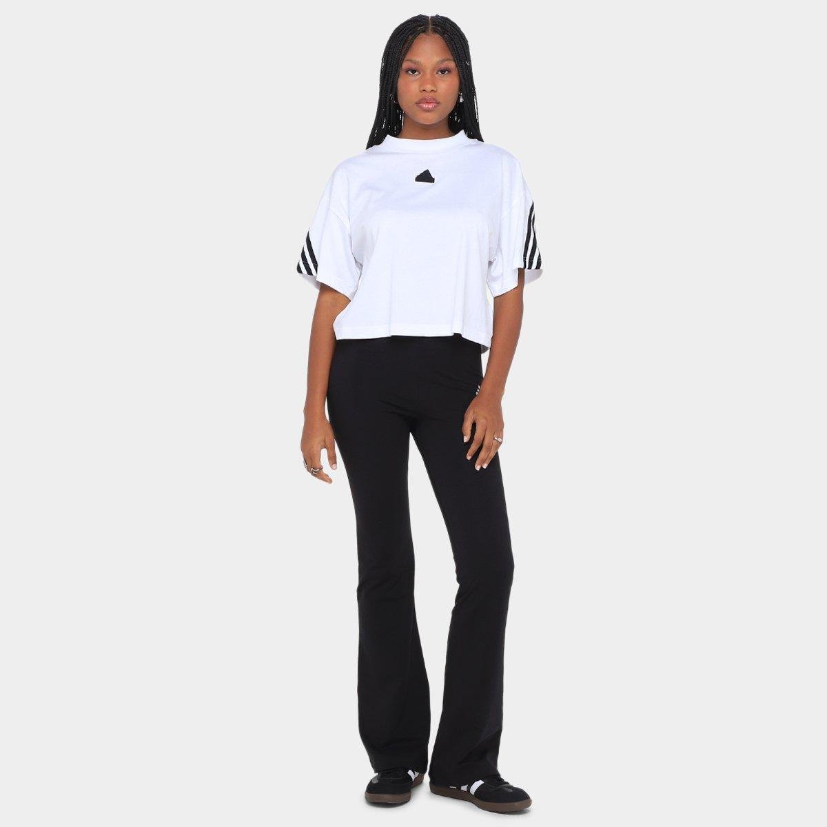 Calça Adidas Flare Small Logo Feminina - Tam: P - 3