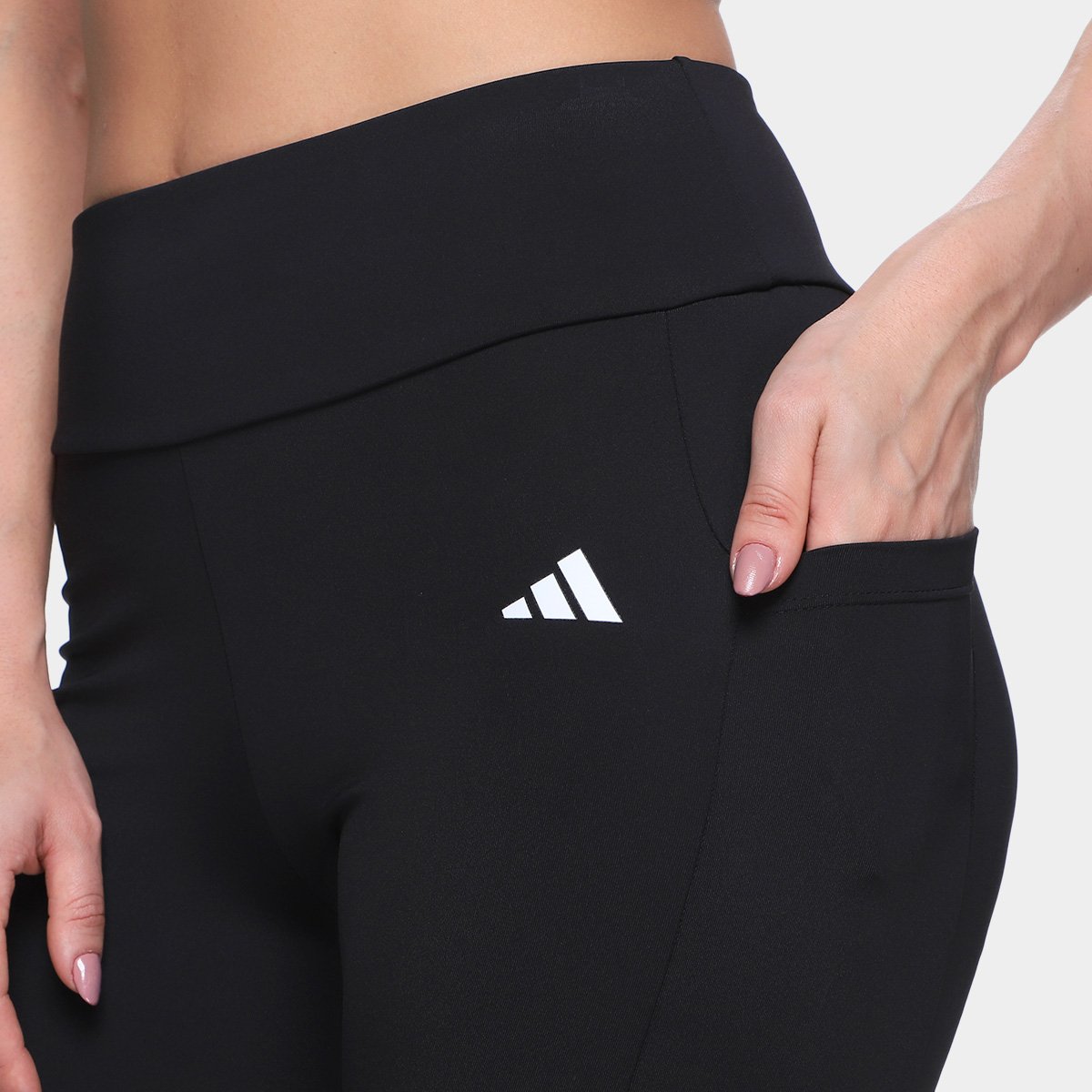 Calça Legging Adidas Com Bolso Feminina - Tam: P - 2