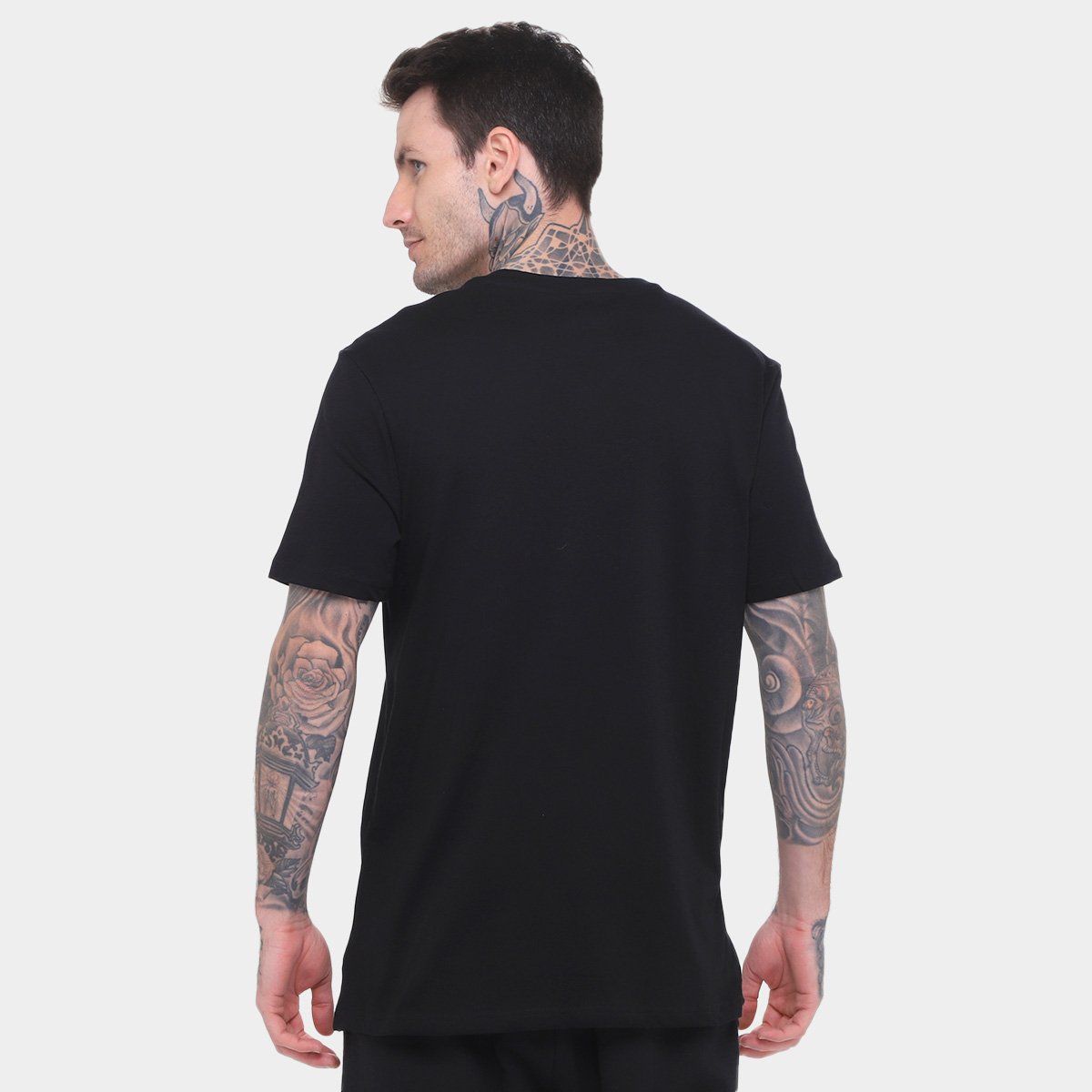 Kit Camiseta Adidas Gola V 3 Peças Masculino - Tam: P - 1