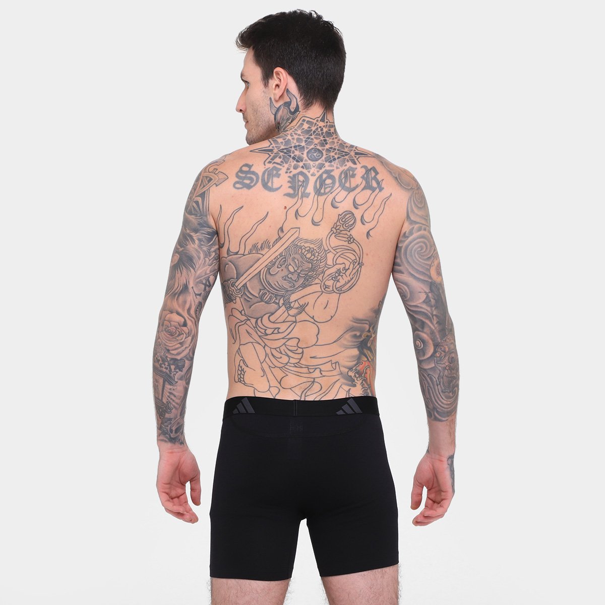 Kit Cueca Boxer Ergonômica Adidas 2 Peças - Tam: P - 2